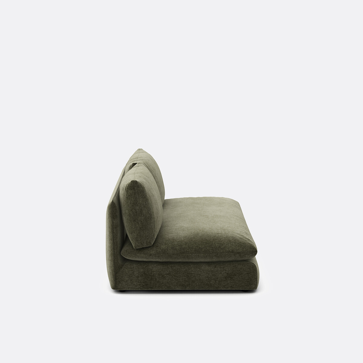 LA REDOUTE INTERIEURS<br>Sofá modular de 2 lugares. poliéster manchado, Malo