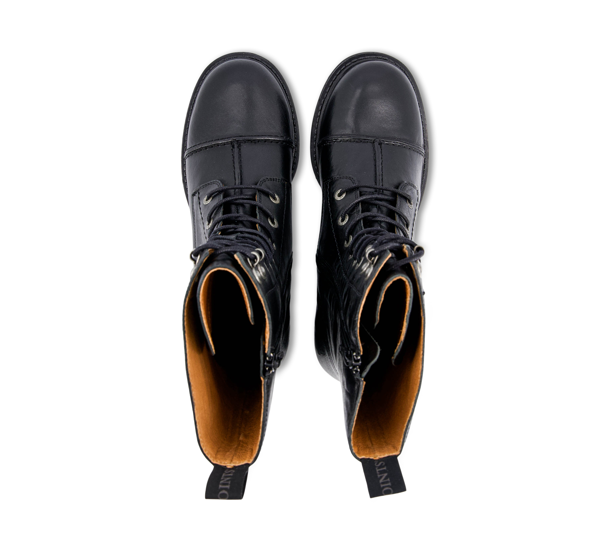 Ten Points Pandora - Schnürstiefel schwarz