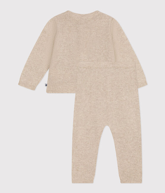 Ensemble en tricot jacquard bébé
