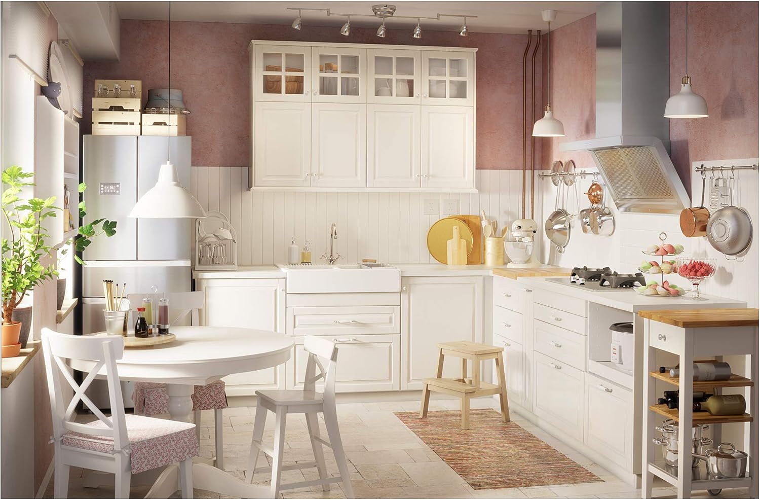 IKEA INGOLF Stuhl weiß