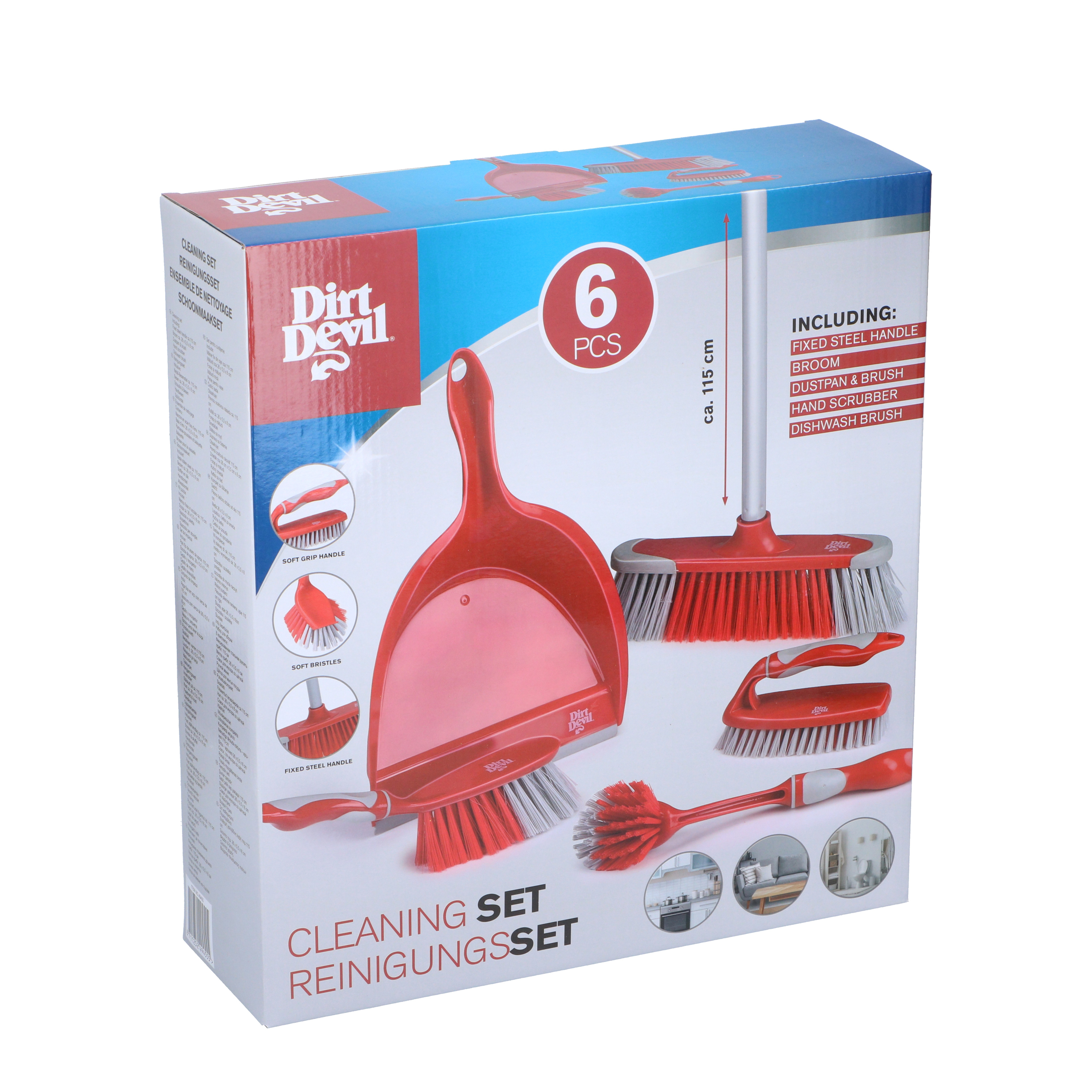 Putzutensilien Set 6-teilig