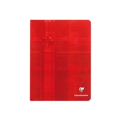 Clairefontaine - Cahier 17 x 22 cm - 48 pages - grands carreaux (Seyes) - disponible dans différentes couleurs