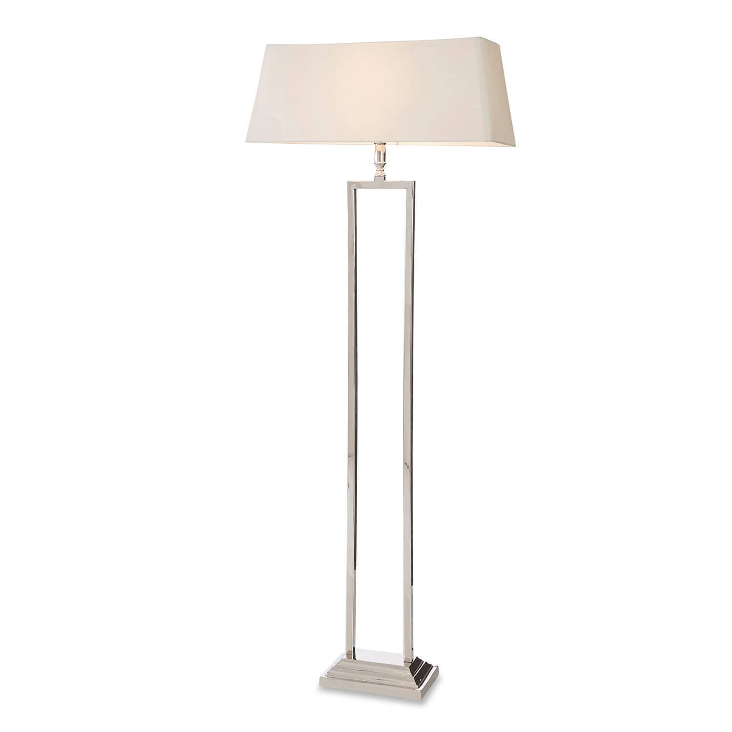 Stehlampe Barki creme/silber
