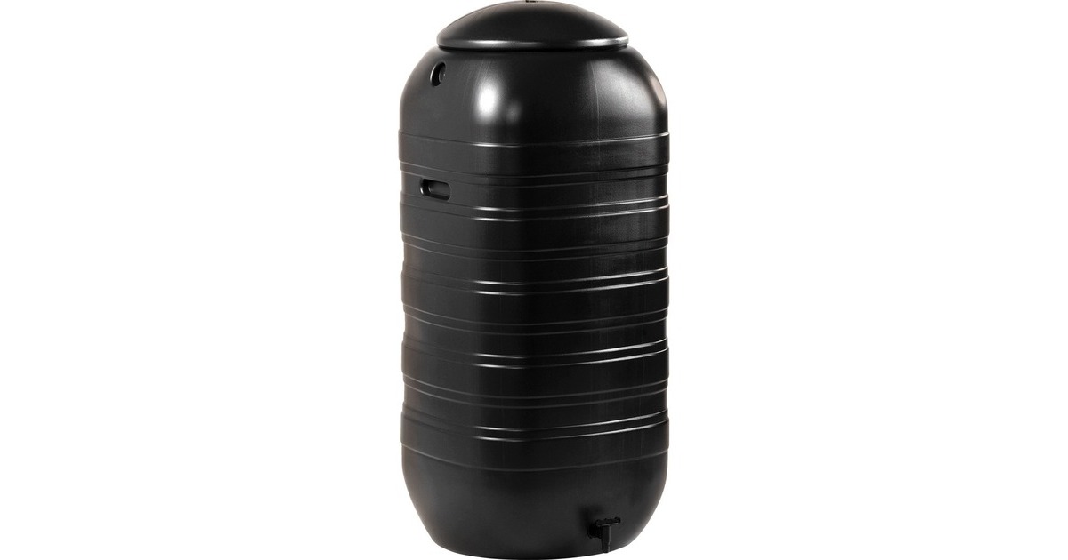 NatureKunststof Slimline regenton  (Zwart, 250 liter)