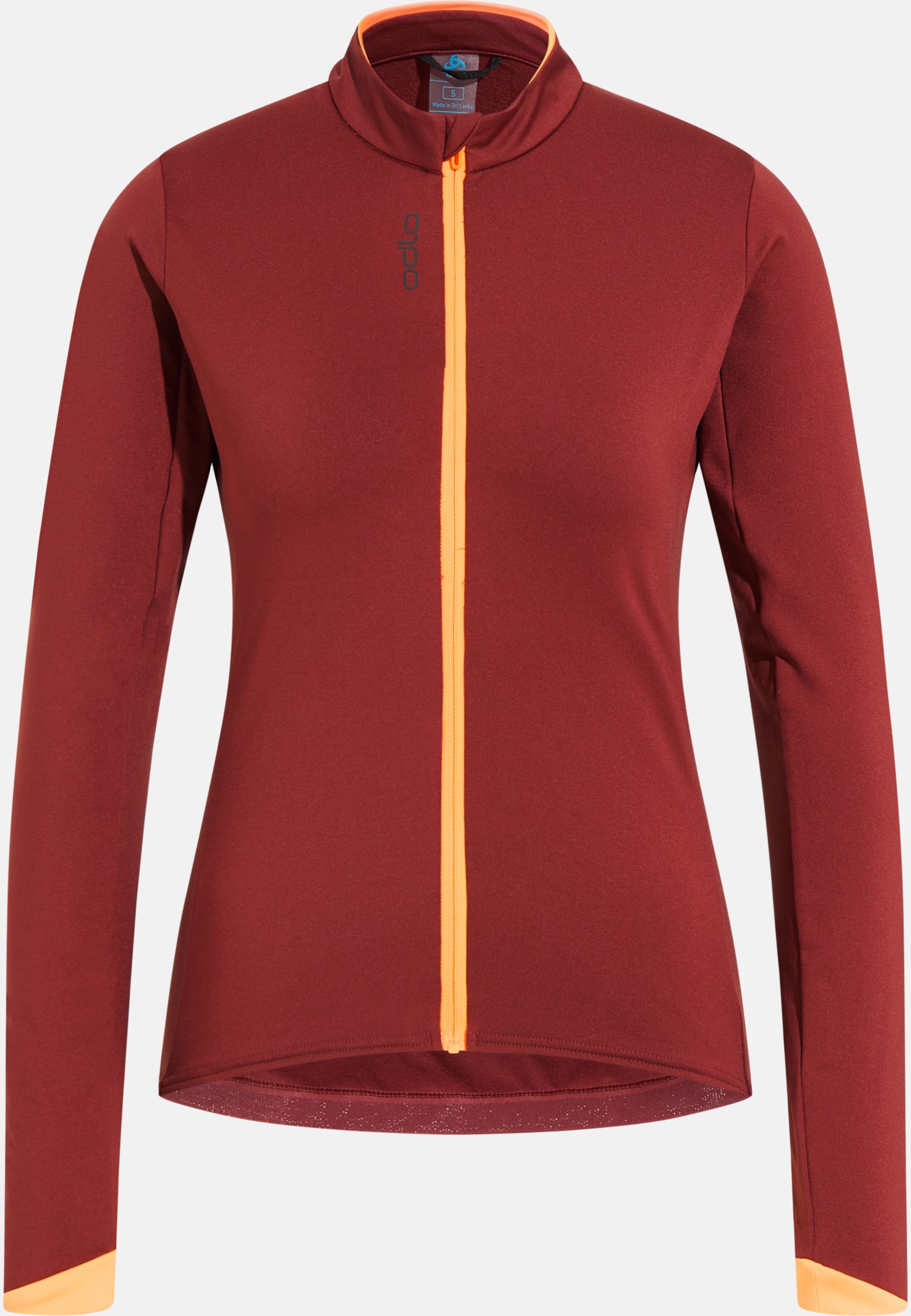 Zeroweight Ceramiwarm Mid-Layer-Radtrikot in spiced apple