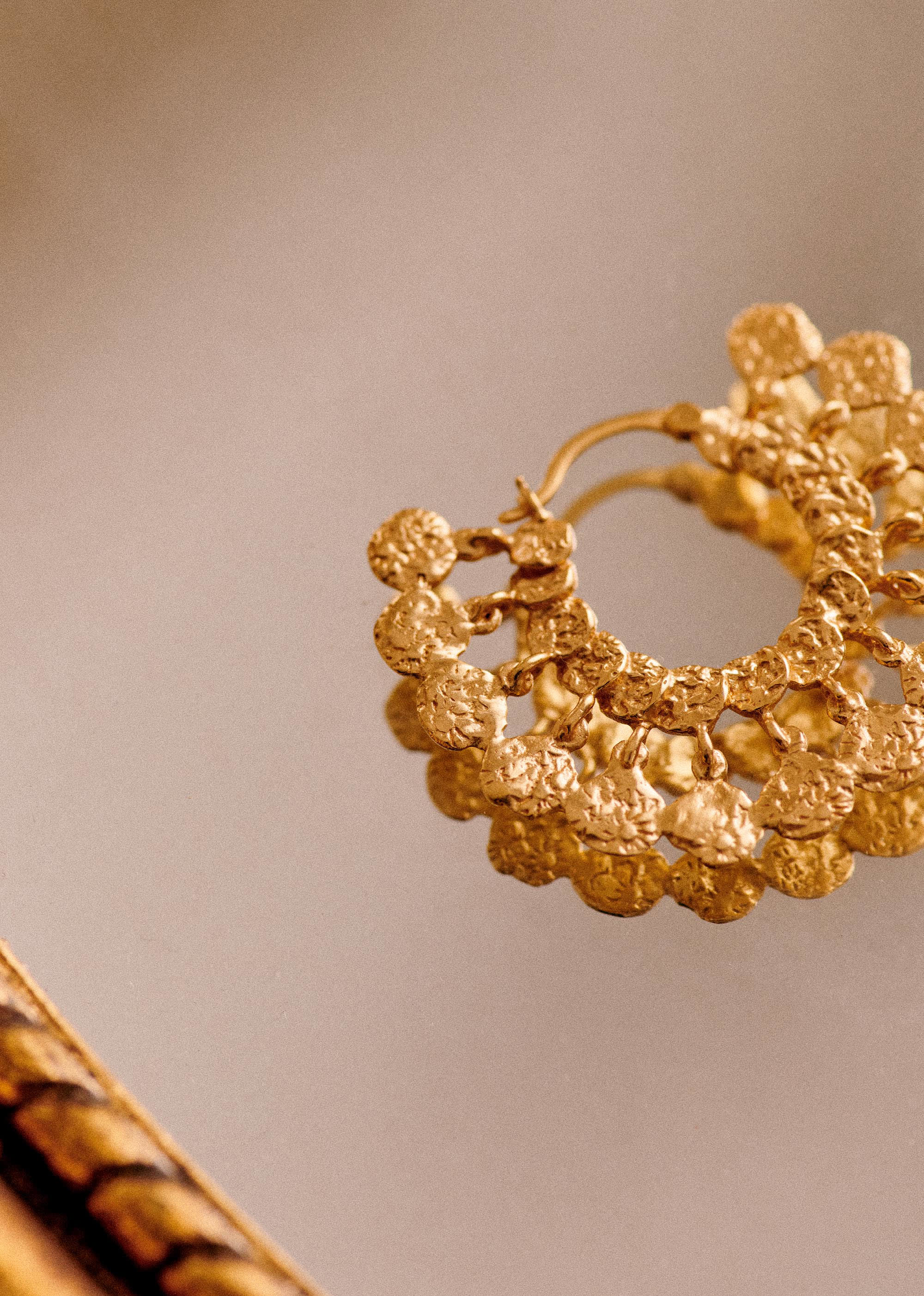Anneaux Tia - Doré - E-SHOP/BIJOUX Boucles d'Oreilles 5905778