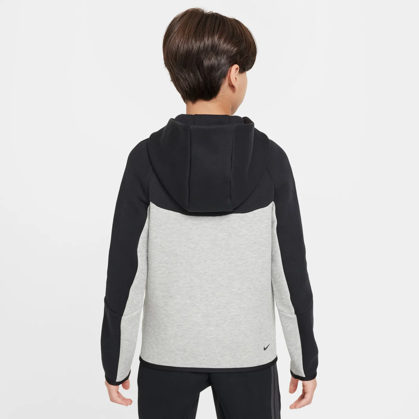 Nike Tech Fleece Sportswear Vest Kids Zwart Lichtgrijs Antraciet