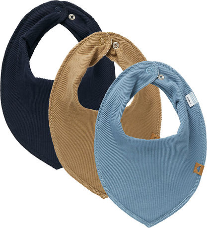 Name It Sabberlätzchen - Rib - 3er-Pack - NbmYasimdonny - Navy B