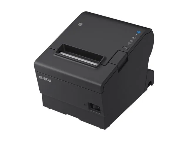 Epson TM T88VII (132) - Kvitteringsprinter - termisk linje - Rulle (7,95 cm) - 180 x 180 dpi - op til 500 mm/sek. - USB 2.0, USB 2.0 vært, LAN, PoweredUSB - skærer - sort