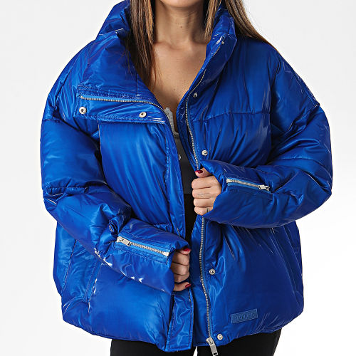 Doudoune Femme Crop Enduit W33610MOW Bleu Roi