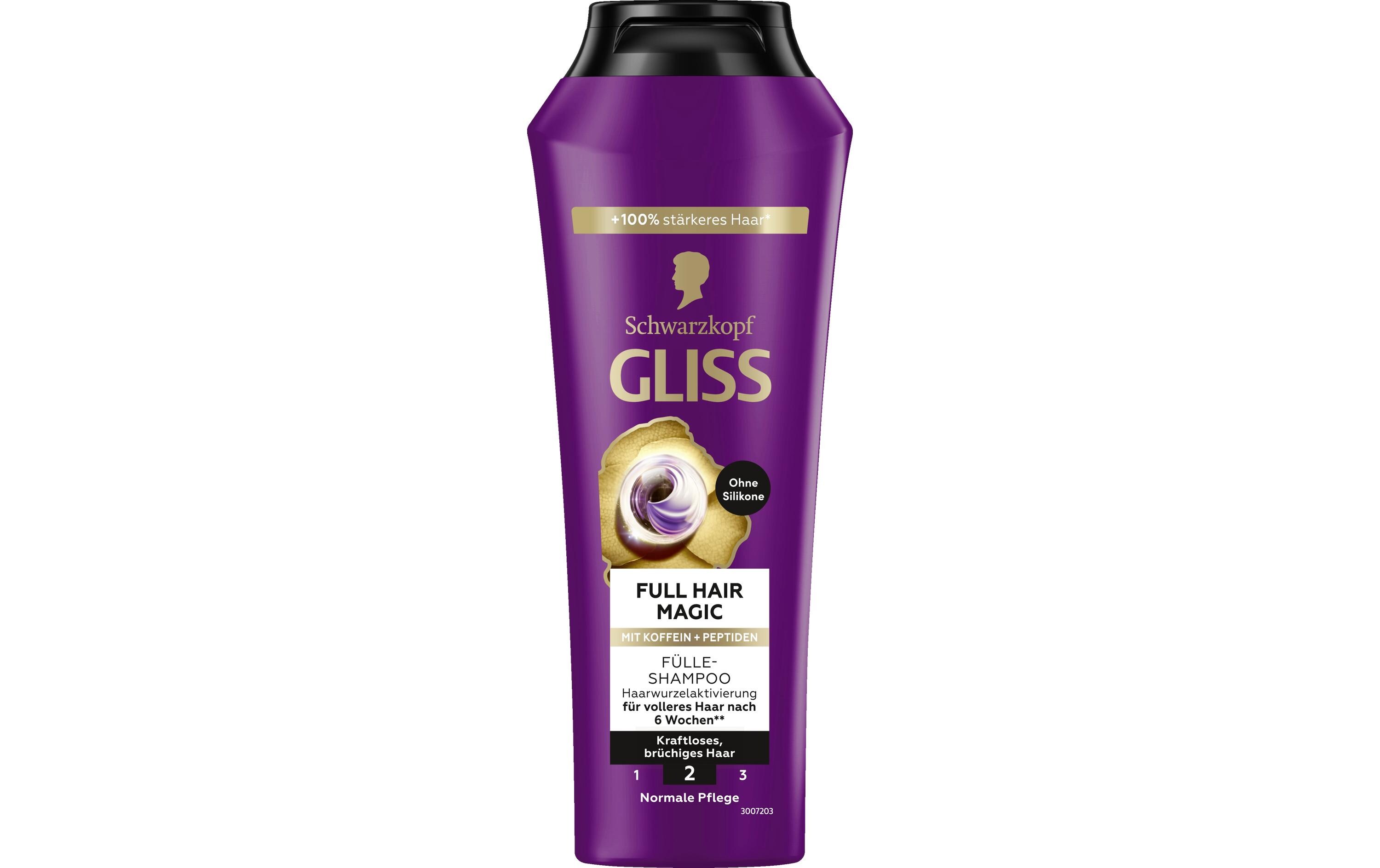 Shampoo Full Hair Magic 250 mlHaarshampoo verhindert Haarverlust, der durch Haarbruch entsteht
