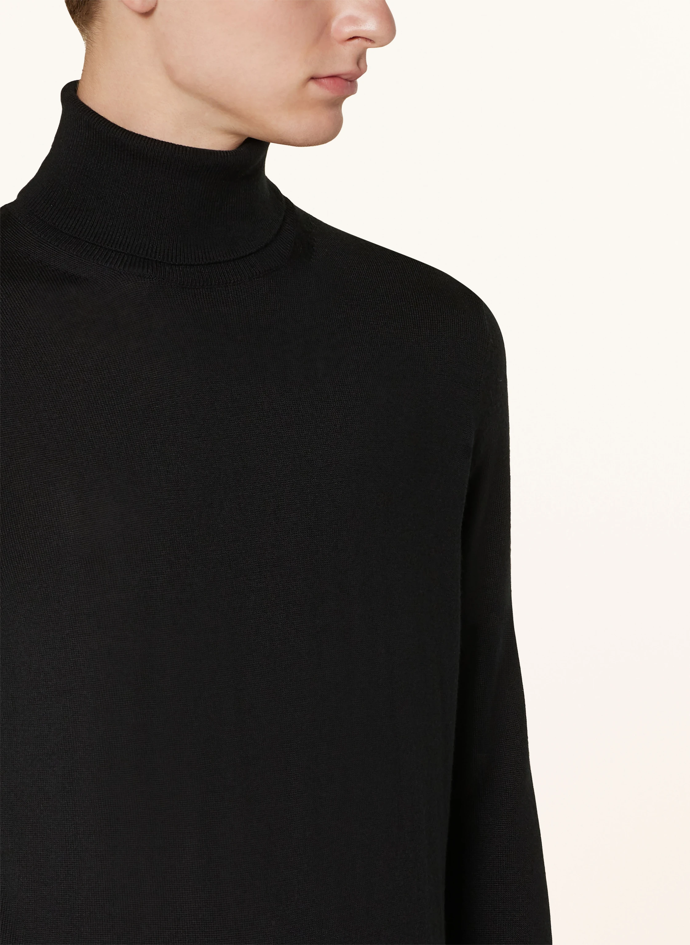 Calvin Klein Rollkragenpullover aus Merinowolle