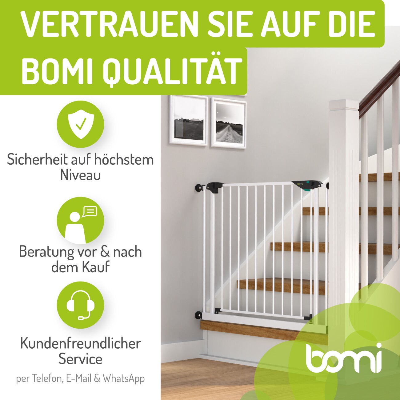 bomi Türschutzgitter Mira 63-111 cm S