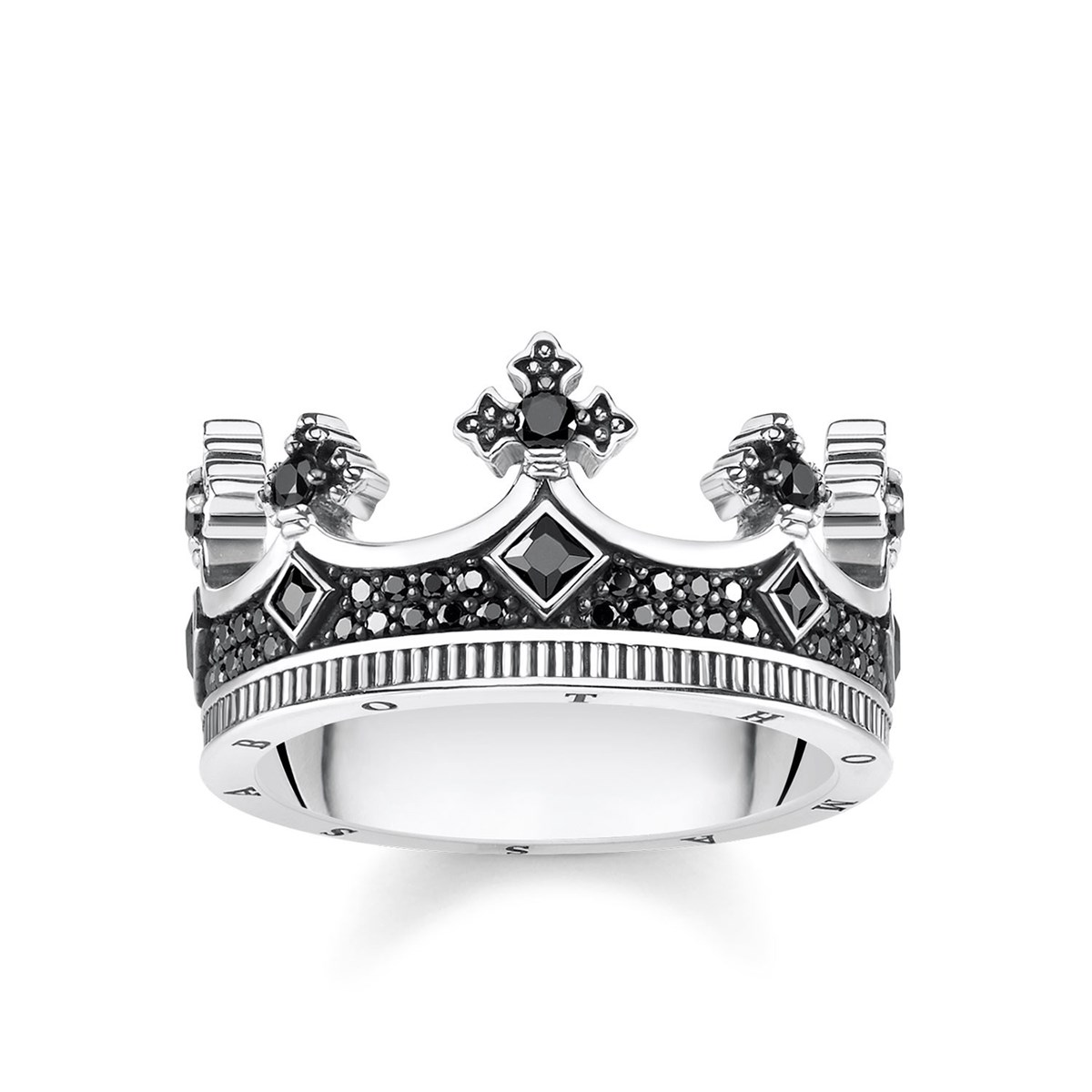 Bague homme Thomas Sabo couronne