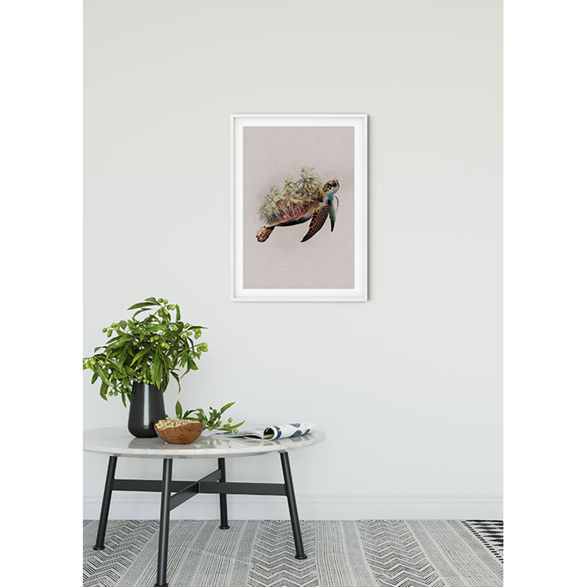 Wandbild ANIMALS PARADISE TURTLE - 50x70 cm