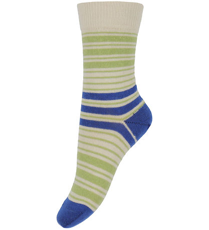MP Socken - Gorm - Ecru m. Streifen