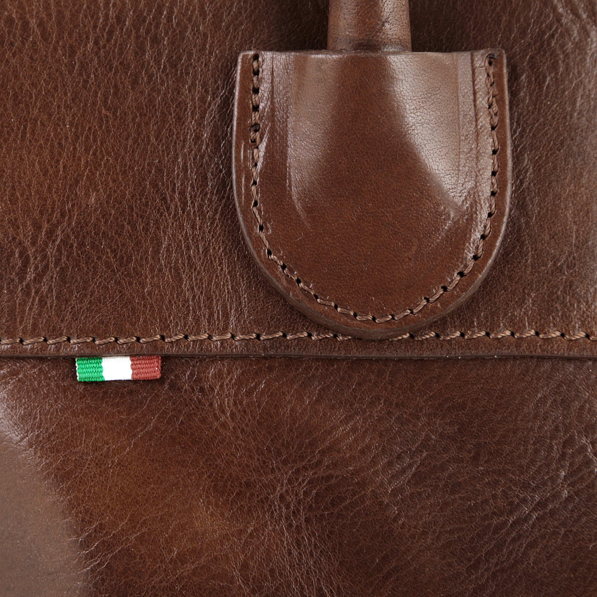 Piké Shopper echt Leder, Made in Italy
