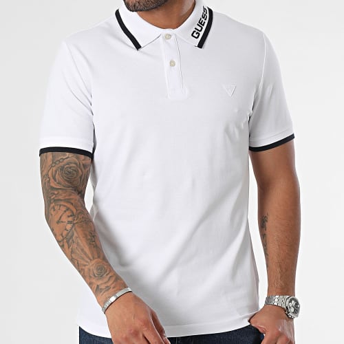 Polo Manches Courtes M4RP60-K7O64 Blanc