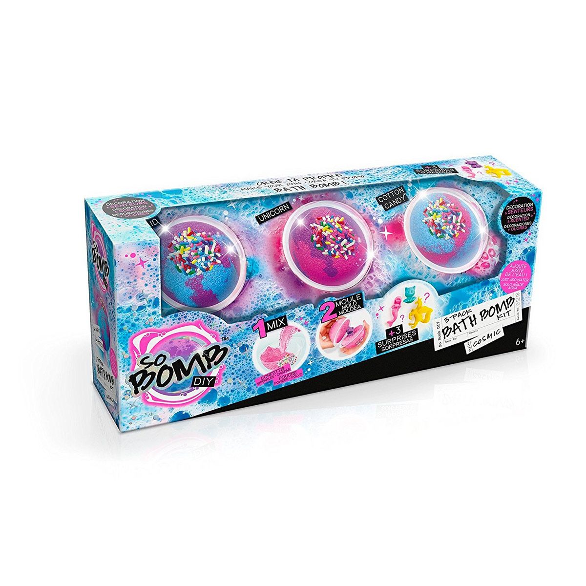 Coffret de 3 boules de bain : Bath bomb