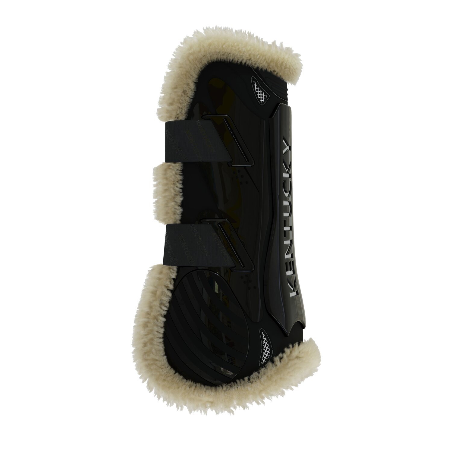 KENTUCKY Springgamaschen Vegan Sheepskin Bamboo Shield, für Vorderbeine - black