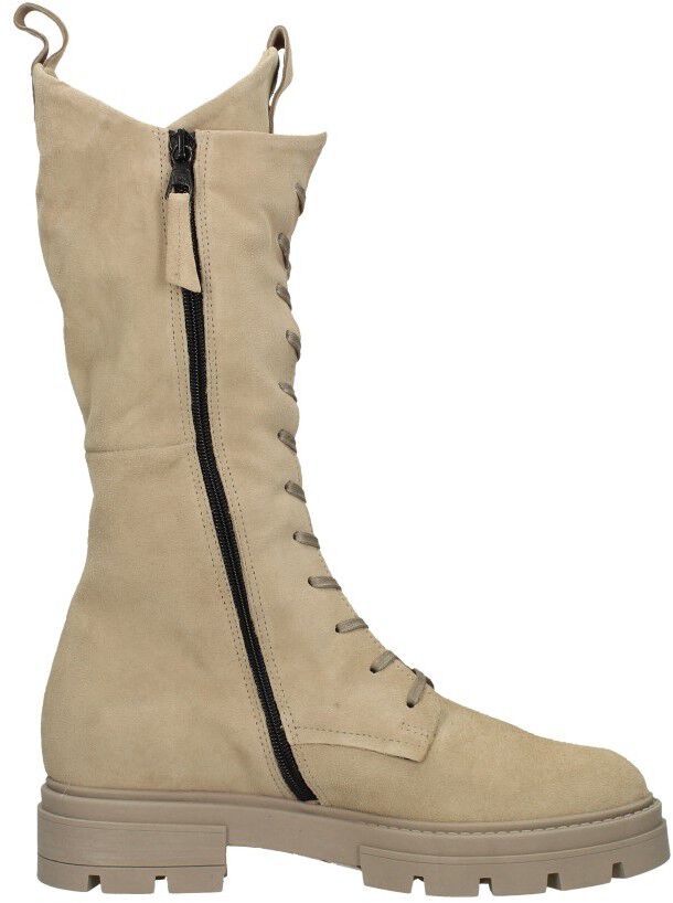 Mjus Veterschoenen Hoog beige