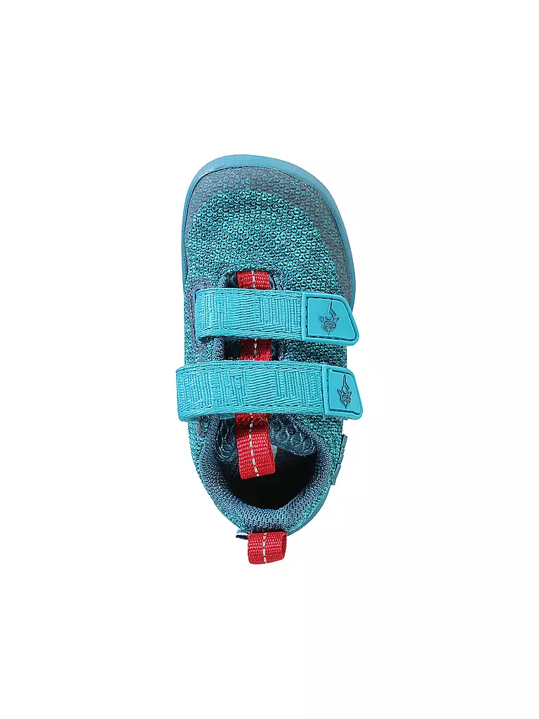 AFFENZAHN Kinder Barfußschuhe KNIT HAPPY Hai blau