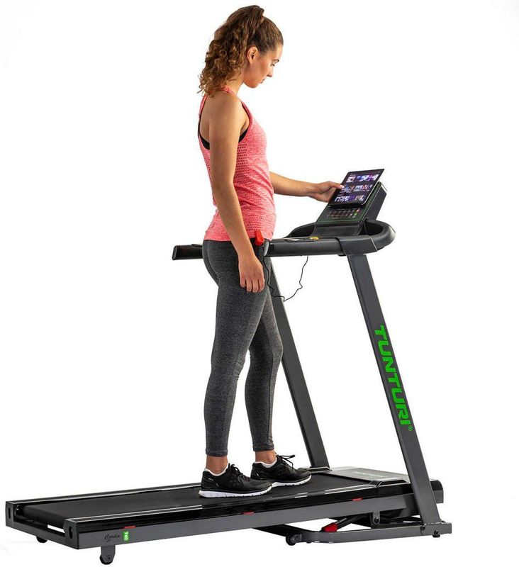 Tunturi - Cardio Fit T40 - Loopband - Zwart - Ergonomisch Ontwerp
