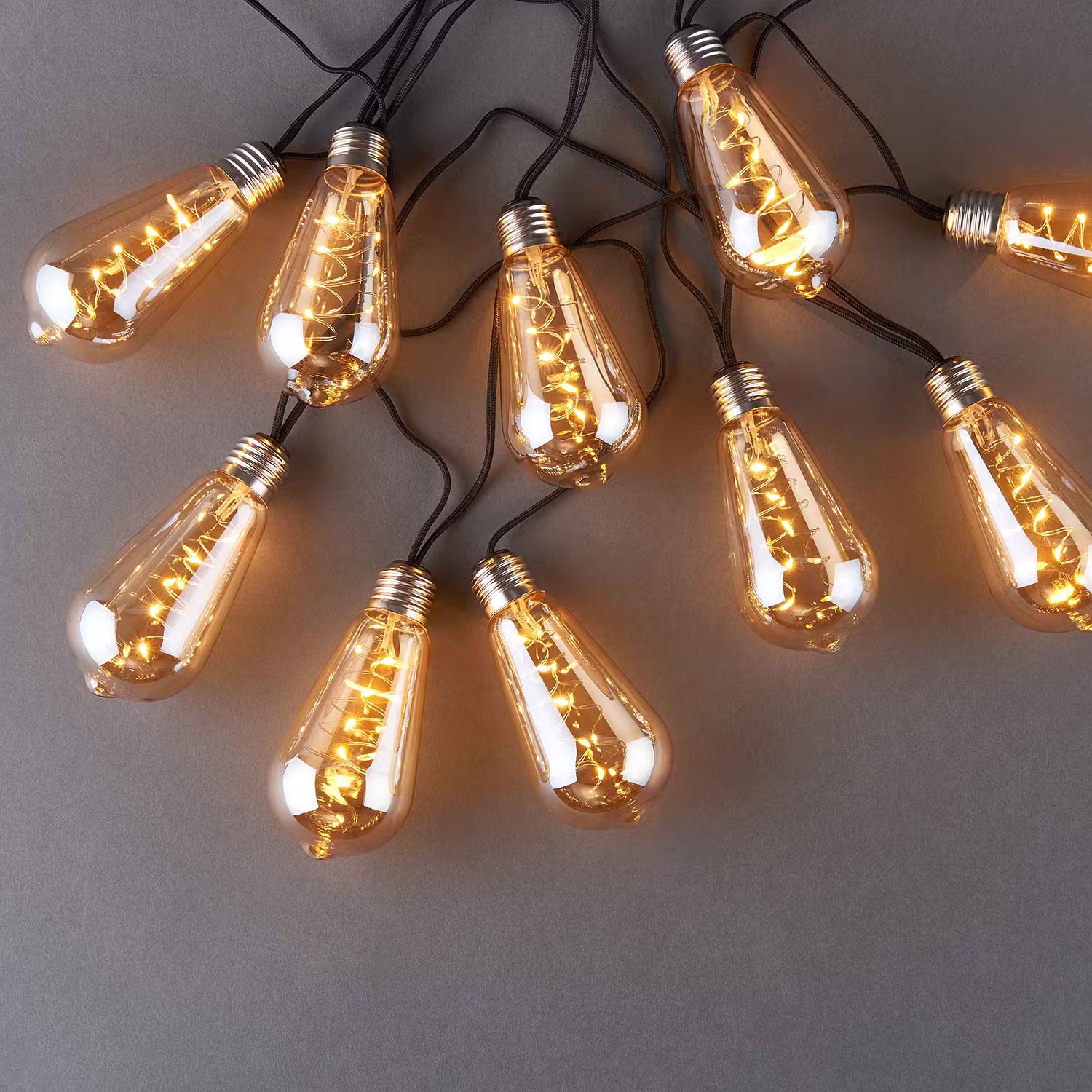 BULB LIGHTS Lichterkette Glühbirne 3er-Set