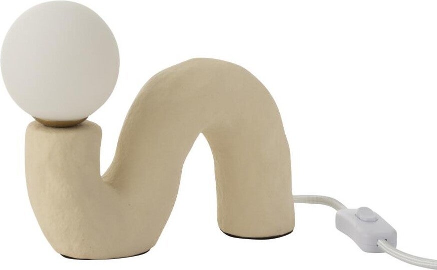 J-Line tafellamp beige 22 x 8 x 17 cm