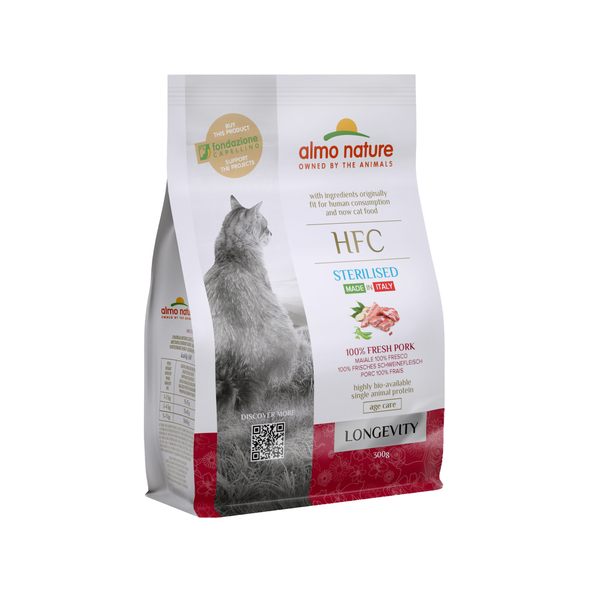 Almo Nature HFC Longevity Sterilised Kattenvoer - Varkensvlees
