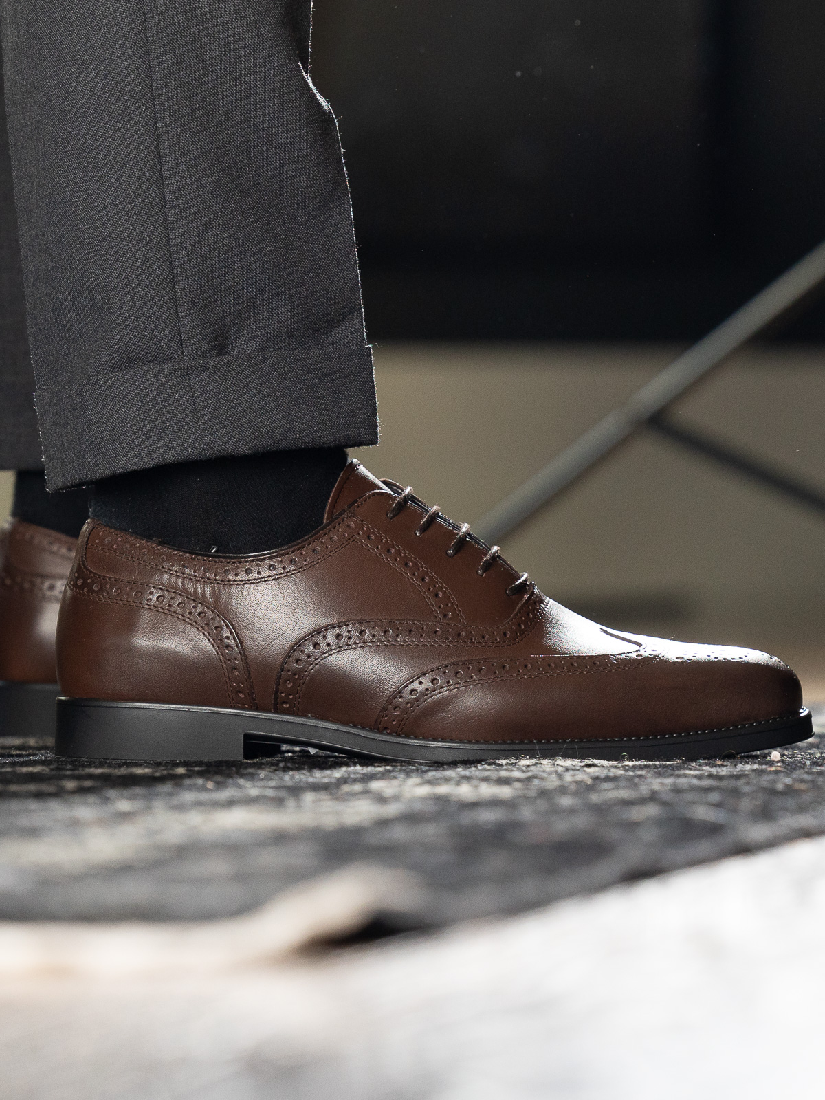 Gregers - Oxford Brogue Brown - Trapes Sko
