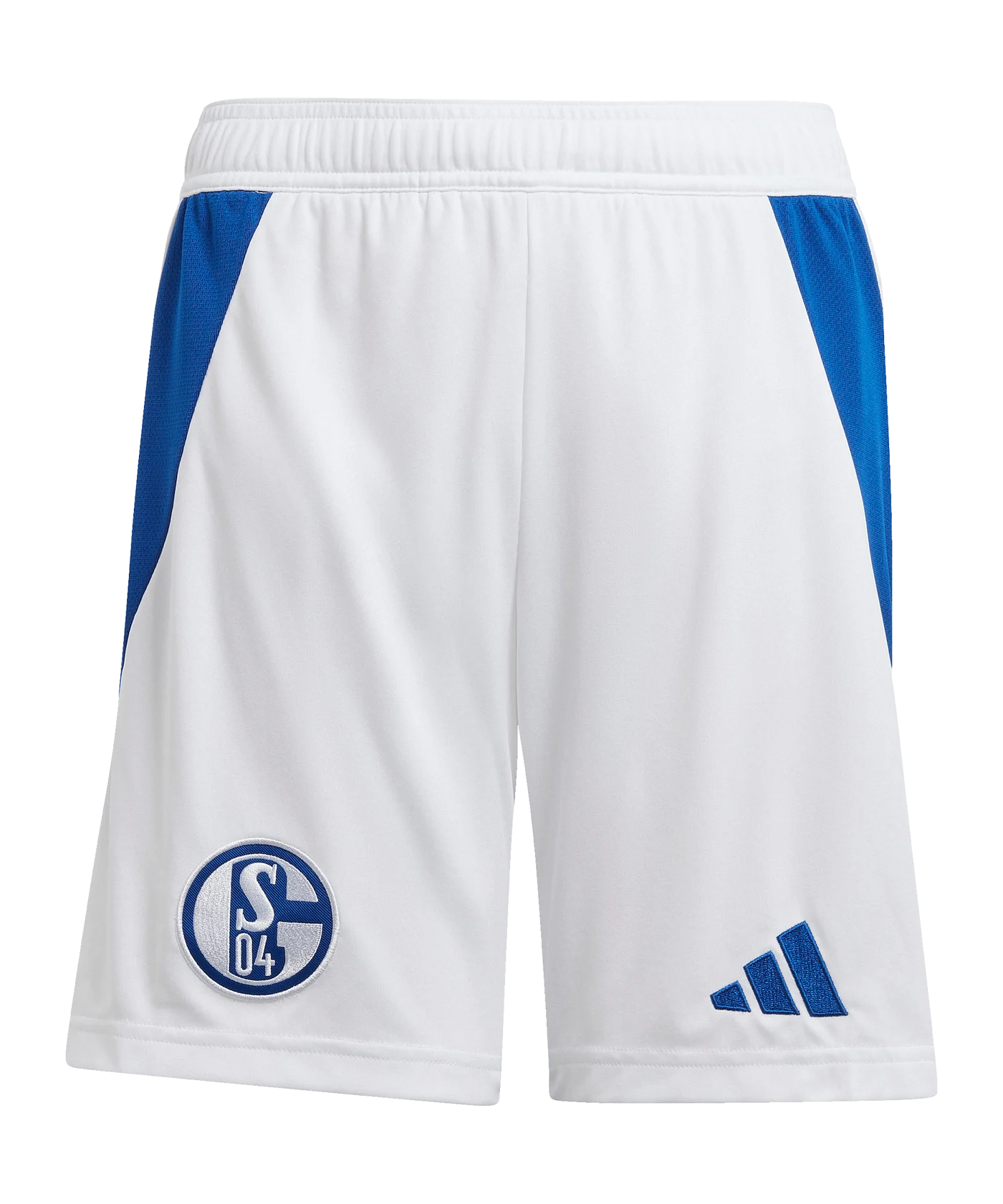 adidas FC Schalke 04 Short Home 2024/2025 Kids Weiss Blau