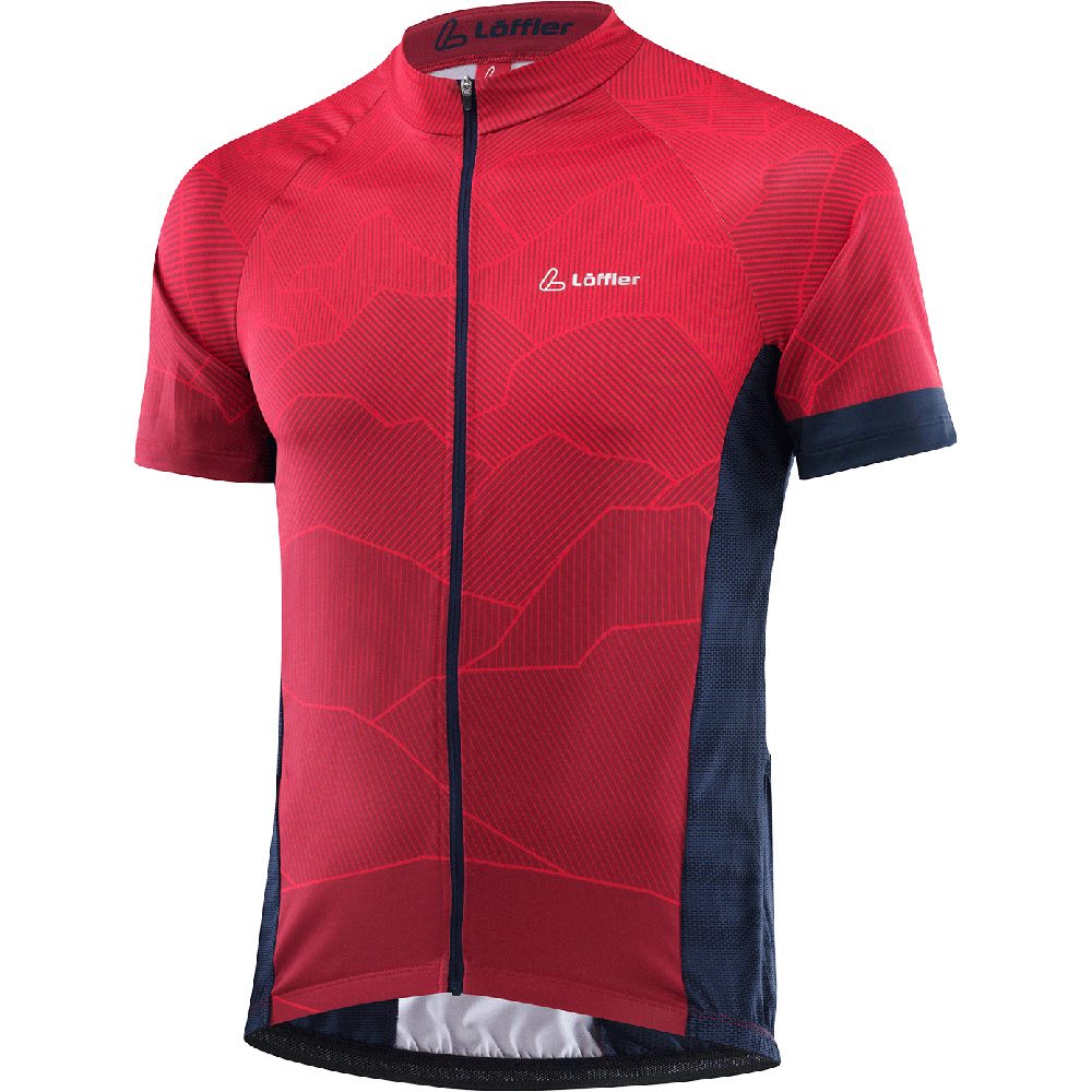 Löffler Hills Mid Radtrikot Herren rot