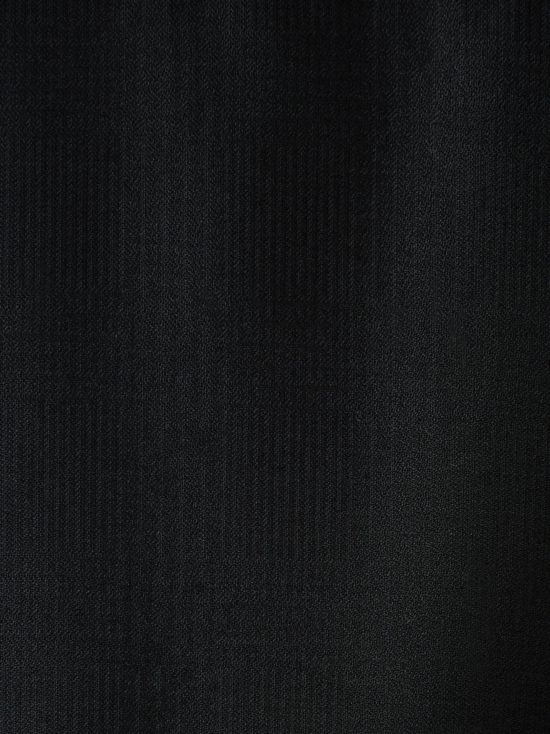 Zwart - Signature Marzotto 100% Italian Wool Check Tuxedo Suit Jacket