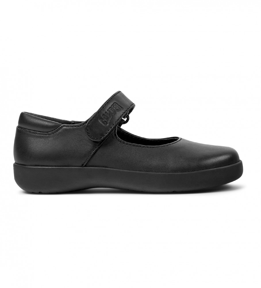 Sapatilhas de Ballet Camper Spiral Comet em Couro Preto