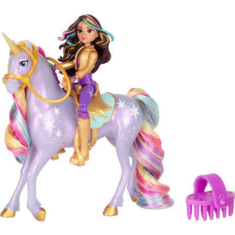 Unicorn academy Sophia & Wildstar dukke og hest