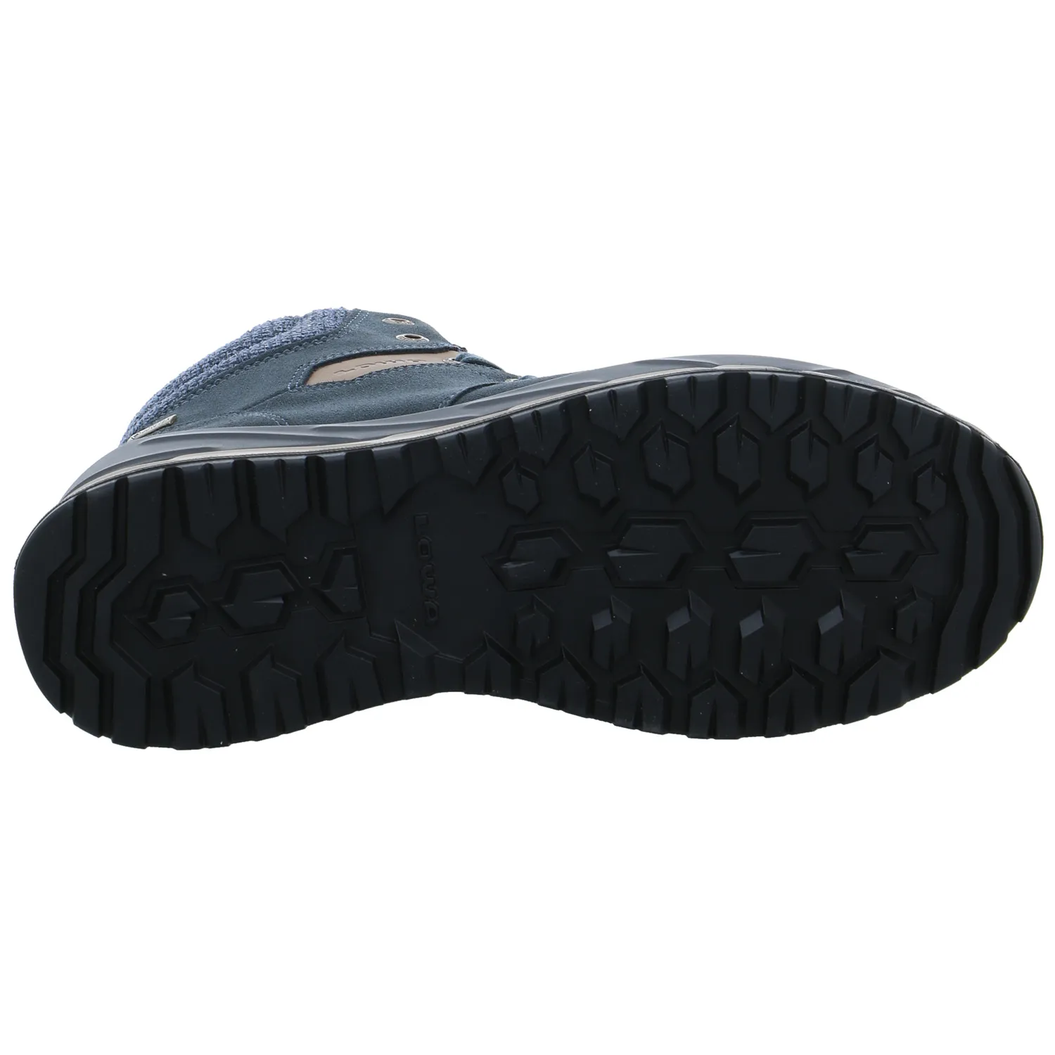 LOWA Snowboots Blau Leder