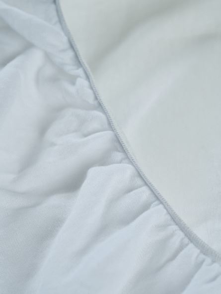 Tisselaken hvit - 90x200x25cm