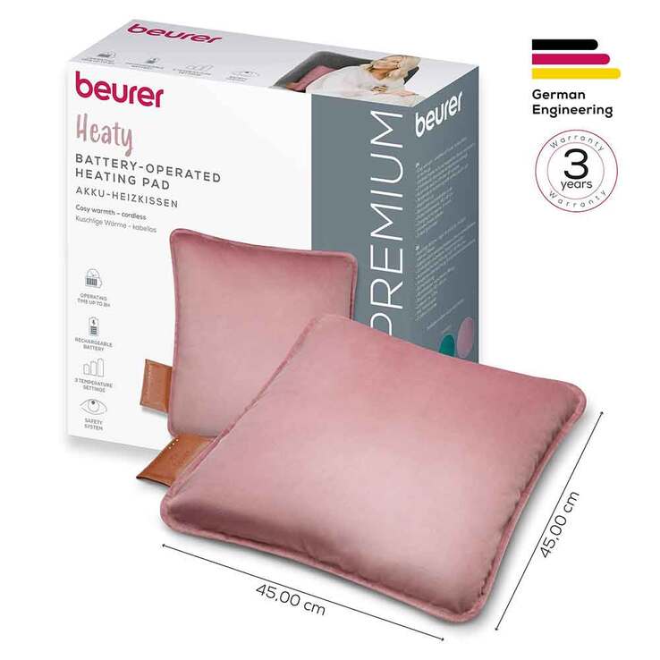 Beurer HK77 Heaty Akku-Heizkissen blush-rose, 1 St