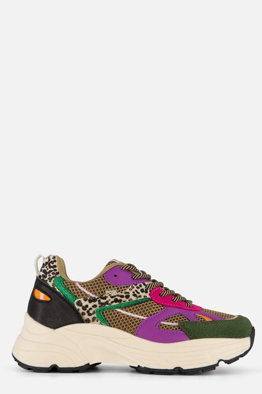 POSH by Poelman Sneakers groen Synthetisch