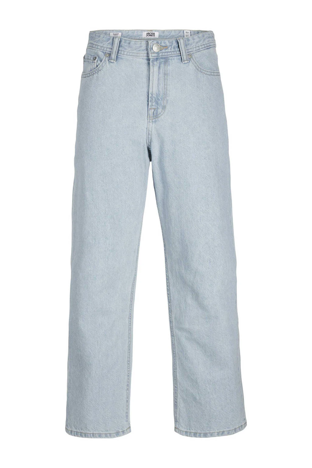 JACK & JONES loose high waist loose fit jeans light blue denim