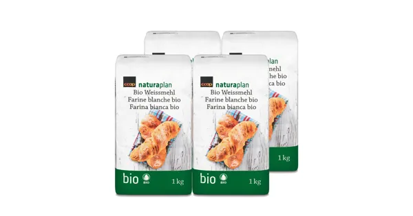 Naturaplan Bio Weissmehl 4x1kg