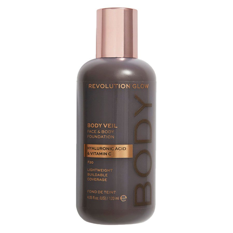 Revolution Beauty Makeup Revolution Revolution Glow Body Veil Foundation F20 120ml