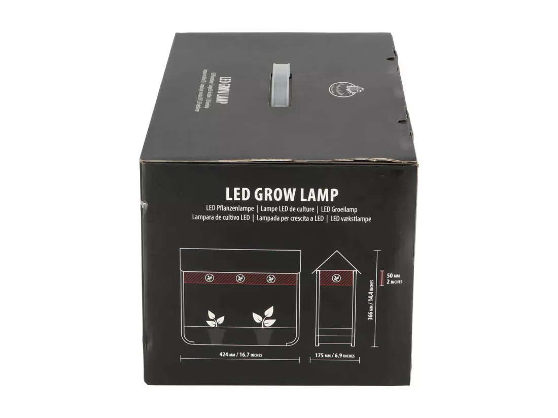 Serre avec lampe de croissance design