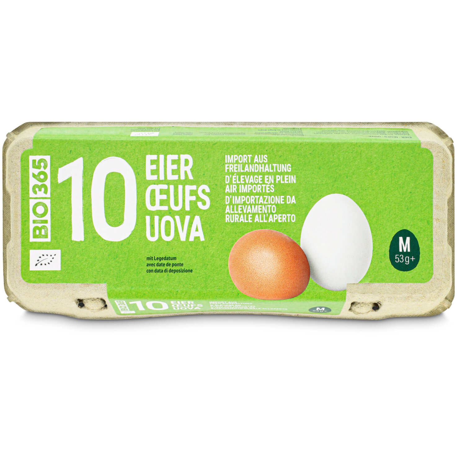 Bio 365 Eier 53g+ 10 Stück