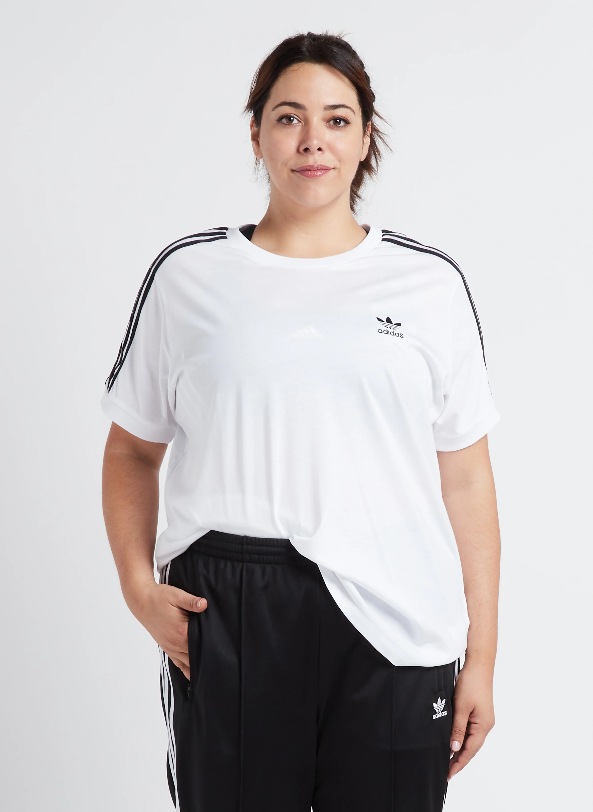 Tee-shirt manches courtes en coton| Blanc