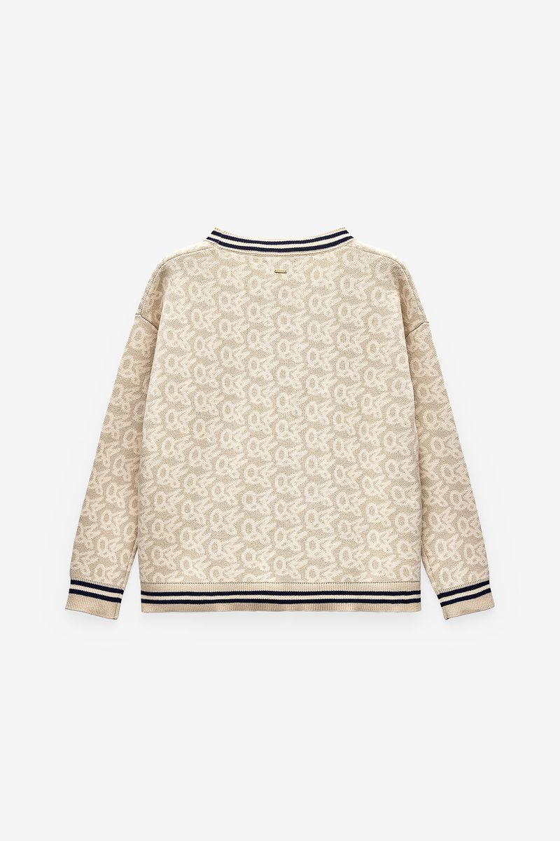 CASACO EM MALHA JACQUARD
