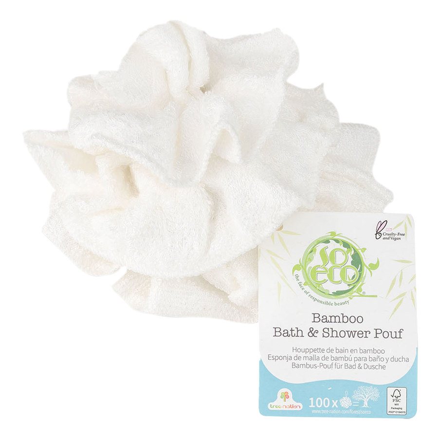 So Eco Bamboo Bath & Shower Pouf