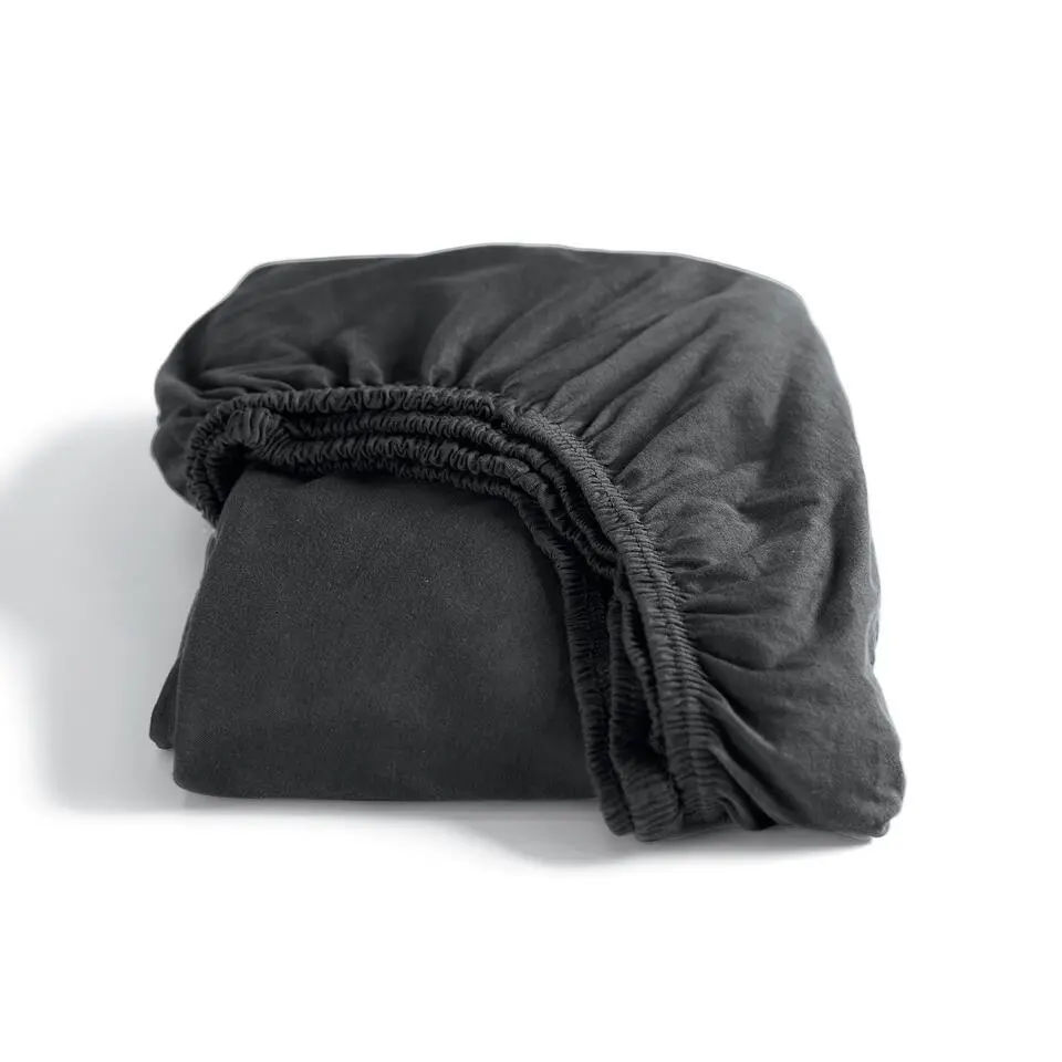 Cinderella - Hoeslaken (tot 25 cm) - Jersey - 180X220 & 200/200 - Anthracite