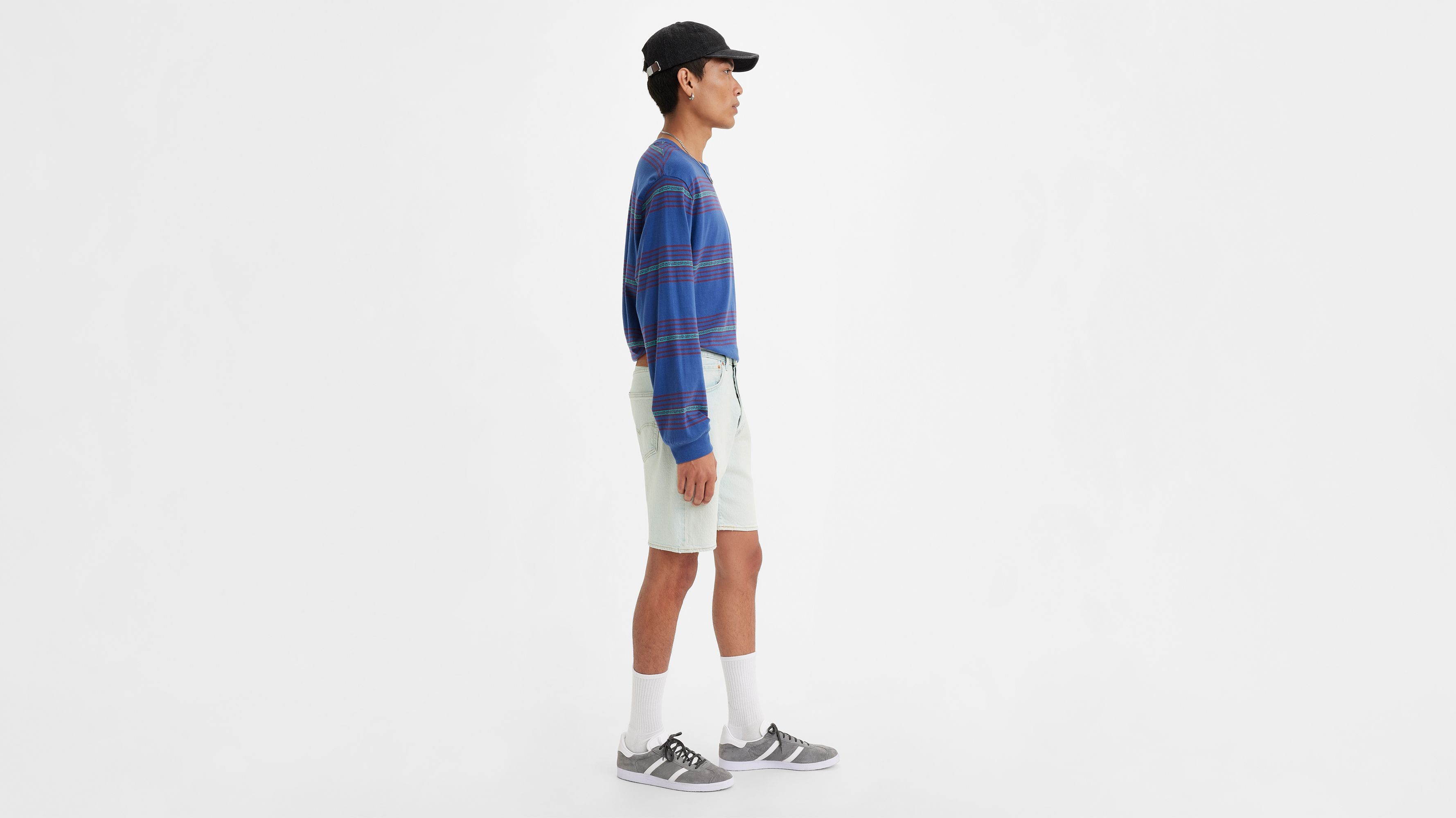 Short Hemmed 501® - Light Indigo Flat Finish - Bleu